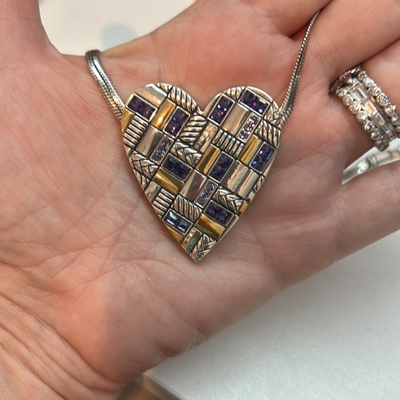 Brighton "ROYAL TAPESTRY HEART" Necklace - Picture 6 of 6